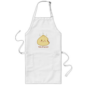 Kawaii "SioPao" Meatbun Bitemark "Hand off!" Long Apron
