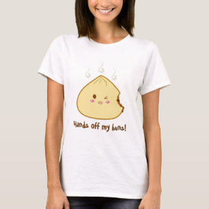 Kawaii "SioPao" Meatbun Bitemark "Hands off!" T-Shirt