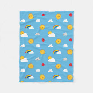 Kawaii Skies Fleece Blanket
