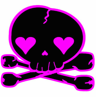 Kawaii Skull Car / Refrigerator Magnet