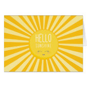 KAWAII SKY bright bold yellow smiling sun sunshine (Front Horizontal)