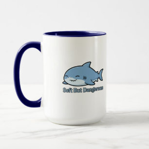 Kawaii Sleepy Chubby Shark Mug