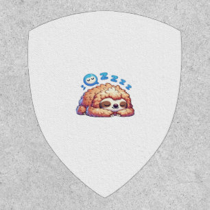 Kawaii Sleepy Sloth Napping Zzz Funny Lazy Animal Patch