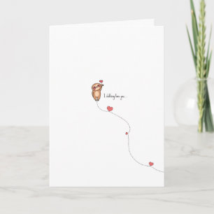 Kawaii Sloth Pun Valentine Card