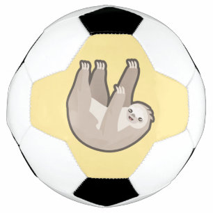 Kawaii Sloth Soccer Ball