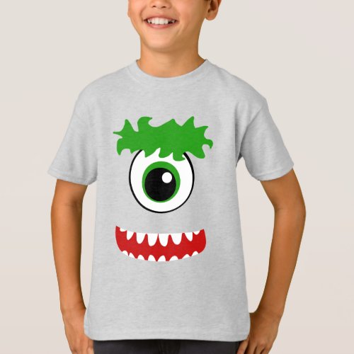 Kawaii Smiling One Eyed Monster T_Shirt