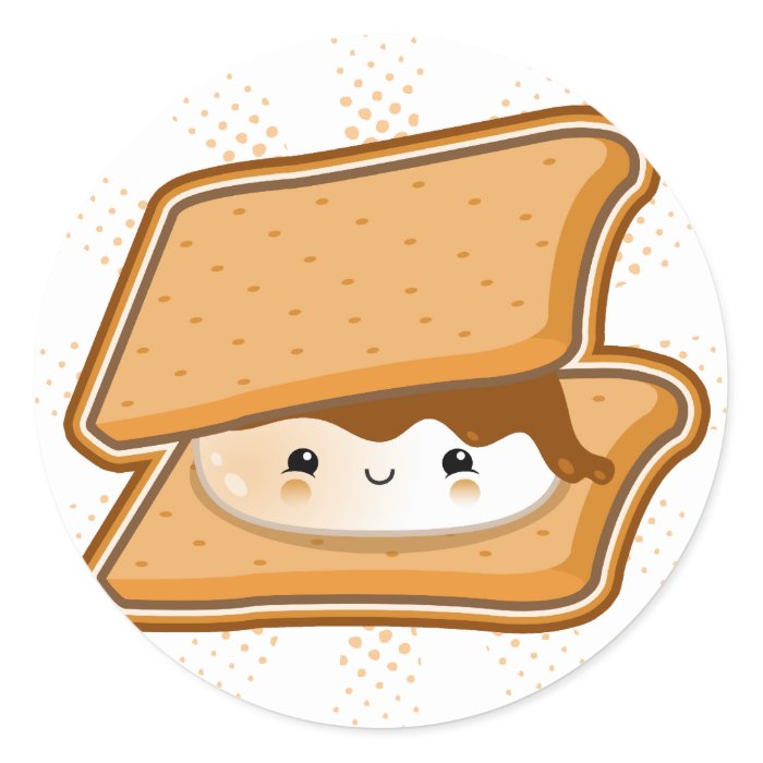 Kawaii Smore Sticker