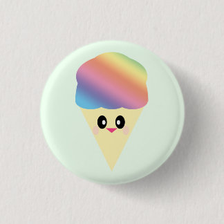 KAWAII SNO CONE PIN BUTTON