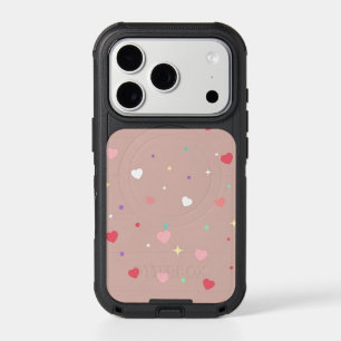 Kawaii Soft Hearts & Sparkles Seamless Phone Case
