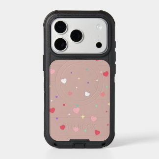 Kawaii Soft Hearts & Sparkles Seamless Phone Case