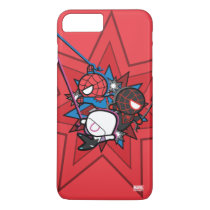Kawaii Spider-Man, Ghost-Spider, & Miles Morales iPhone 8 Plus/7 Plus Case