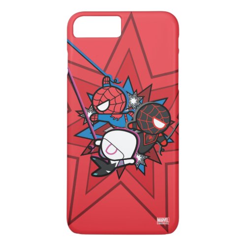 Kawaii Spider_Man Ghost_Spider  Miles Morales iPhone 8 Plus7 Plus Case