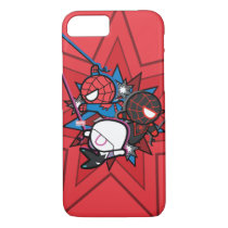 Kawaii Spider-Man, Ghost-Spider, & Miles Morales iPhone 8/7 Case