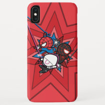 Kawaii Spider-Man, Ghost-Spider, & Miles Morales iPhone XS Max Case