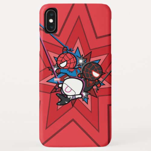 Kawaii Spider_Man Ghost_Spider  Miles Morales iPhone XS Max Case