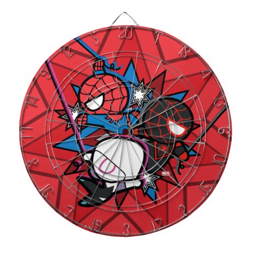 Kawaii Spider_Man Ghost_Spider  Miles Morales Dartboard