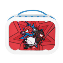 Kawaii Spider-Man, Ghost-Spider, & Miles Morales Lunch Box