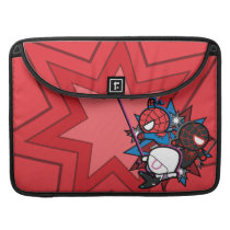 Kawaii Spider-Man, Ghost-Spider, & Miles Morales MacBook Pro Sleeve