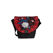 Kawaii Spider-Man, Ghost-Spider, & Miles Morales Messenger Bag