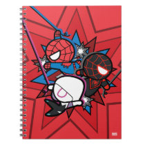 Kawaii Spider-Man, Ghost-Spider, & Miles Morales Notebook