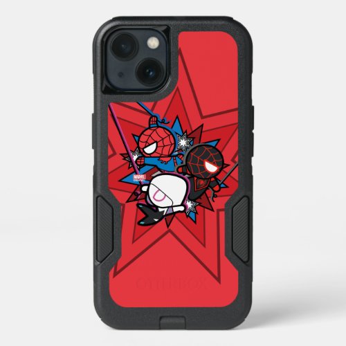 Kawaii Spider_Man Ghost_Spider  Miles Morales iPhone 13 Case