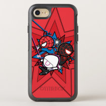 Kawaii Spider-Man, Ghost-Spider, & Miles Morales OtterBox Symmetry iPhone SE/8/7 Case