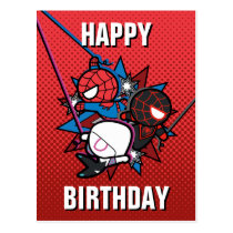 Kawaii Spider-Man, Ghost-Spider, & Miles Morales Postcard