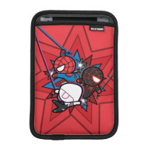 Kawaii Spider-Man, Ghost-Spider, & Miles Morales Sleeve For iPad Mini