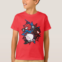 Kawaii Spider-Man, Ghost-Spider, & Miles Morales T-Shirt