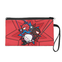 Kawaii Spider-Man, Ghost-Spider, & Miles Morales Wristlet