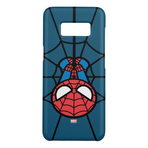 Kawaii Spider_Man Hanging Upside Down Case_Mate Samsung Galaxy S8 Case