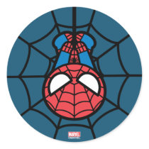 Kawaii Spider-Man Hanging Upside Down Fabric