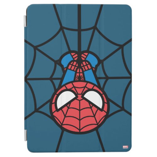 Kawaii Spider_Man Hanging Upside Down iPad Air Cover