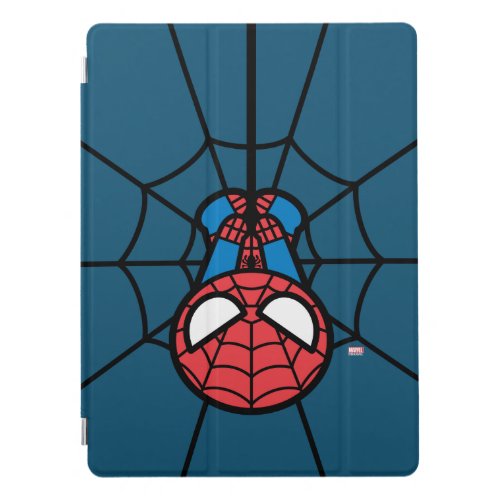 Kawaii Spider_Man Hanging Upside Down iPad Pro Cover