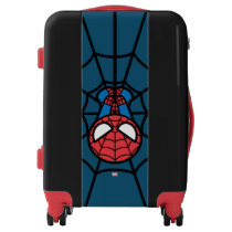 Kawaii Spider-Man Hanging Upside Down Luggage