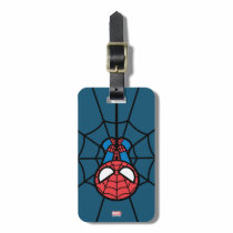 Kawaii Spider-Man Hanging Upside Down Luggage Tag