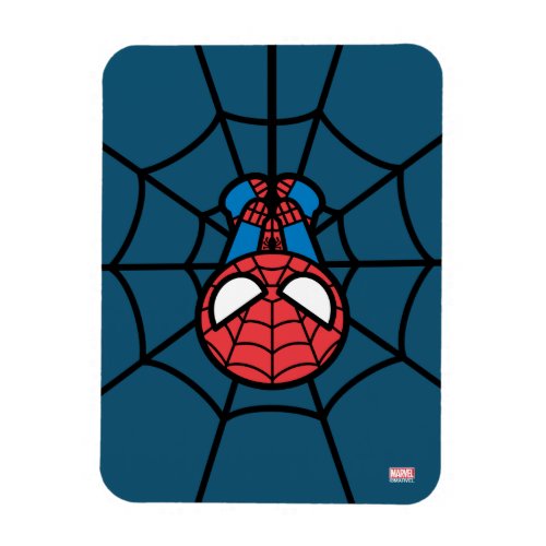 Kawaii Spider_Man Hanging Upside Down Magnet