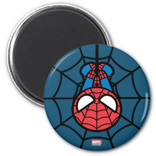 Kawaii Spider_Man Hanging Upside Down Magnet