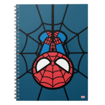 Kawaii Spider-Man Hanging Upside Down Notebook