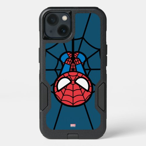 Kawaii Spider_Man Hanging Upside Down iPhone 13 Case