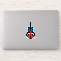 Kawaii Spider-Man Hanging Upside Down Sticker