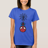 Kawaii Spider-Man Hanging Upside Down T-Shirt