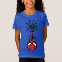 Kawaii Spider-Man Hanging Upside Down T-Shirt