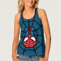 Kawaii Spider-Man Hanging Upside Down Tank Top