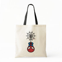 Kawaii Spider-Man Hanging Upside Down Tote Bag