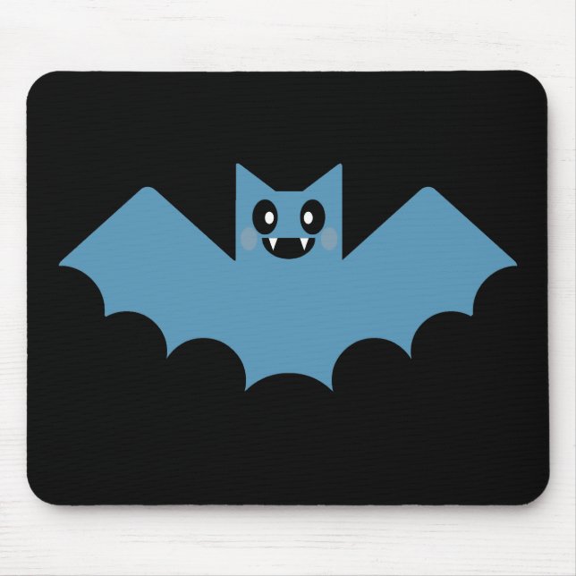 KAWAII SPOOKY BAT MOUSE PAD (Front)