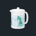 Kawaii Squid Teapot<br><div class="desc">Drawing of cute happy Kawaii Squid made by Nir P</div>