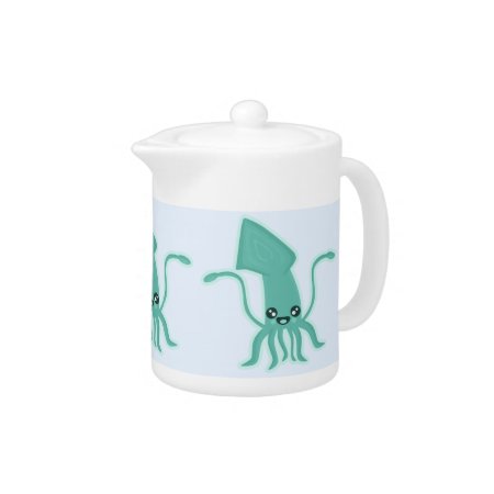 Kawaii Squid Teapot