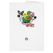 Kawaii Star Basenji Card (Back)