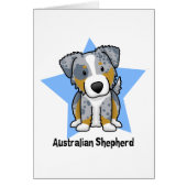 Kawaii Star Blue Merle Australian Shepherd (Front)
